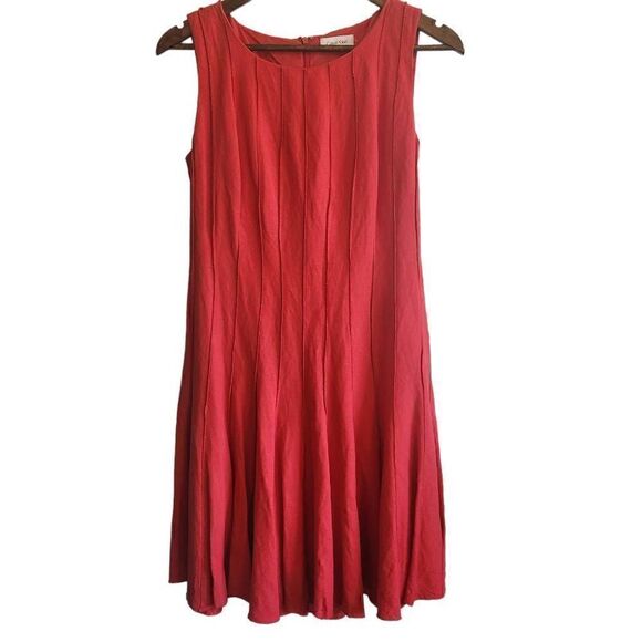 Calvin Klein Linen Blend Dress Women's Size Medium - Picture 1 of 5